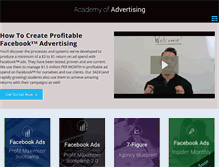 Tablet Screenshot of academyofadvertising.com